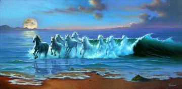 Pop Fantasie Werke - Pferd von Wellen Zauber